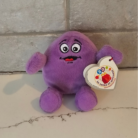 Ty Other - Grimace Purple TY Mini Beanie Plush Toy